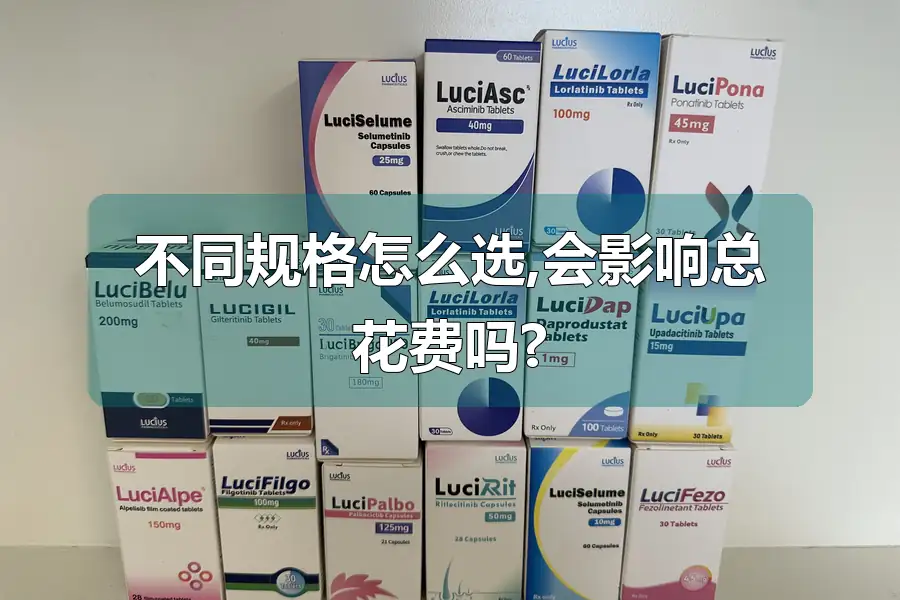 不同规格怎么选,会影响总花费吗?